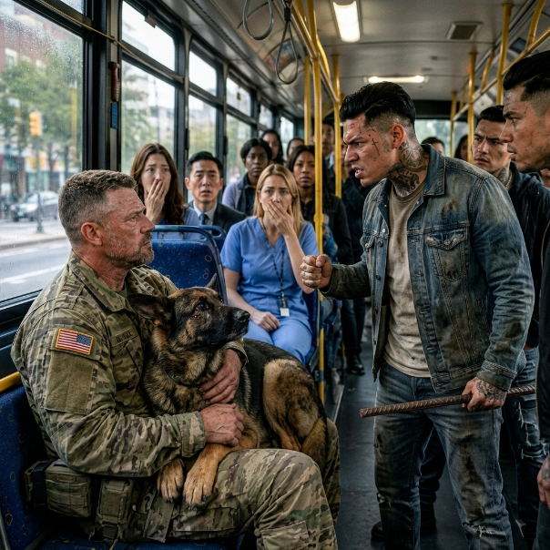 THE AIR WAS SUCKED OUT OF THE BUS WHEN THREE DRUNK PUNKS BOARDED LOOKING FOR TROUBLE.  They didn’t know the quiet silence preceding impending danger.
