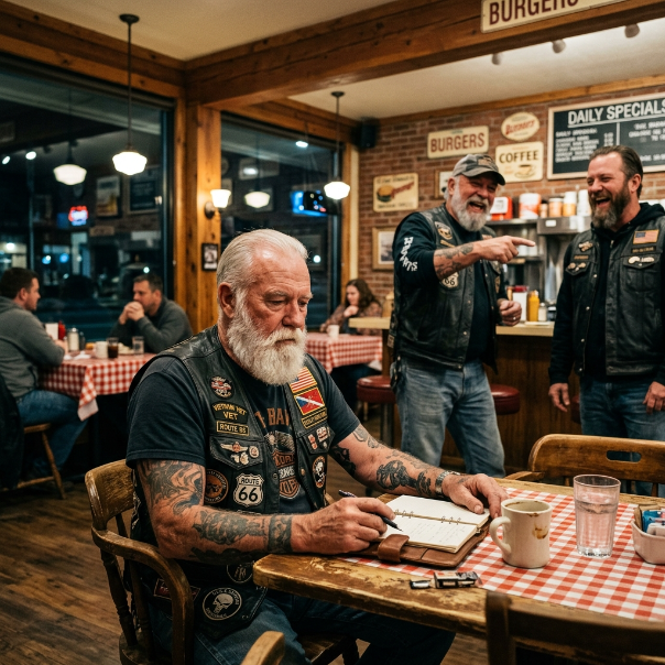 They MOCKED a quiet old man at the diner, never guessing he was the last founder of the HELLS ANGELS. They thought they were untouchable until a terrifying RUMBLE shook the earth. WHAT HAPPENED NEXT WILL LEAVE YOU ABSOLUTELY SPEECHLESS!