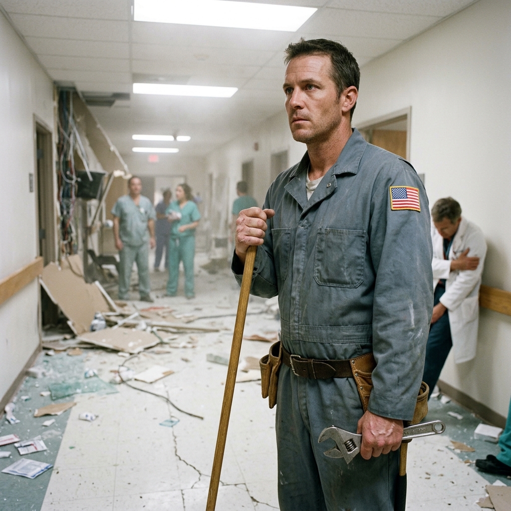 THEY LAUGHED AT THE DIRTY MAINTENANCE WOMAN CLEANING BLOOD, BUT NEVER REALIZED I WAS JUST IGNORING THEIR FATAL MISTAKES.
