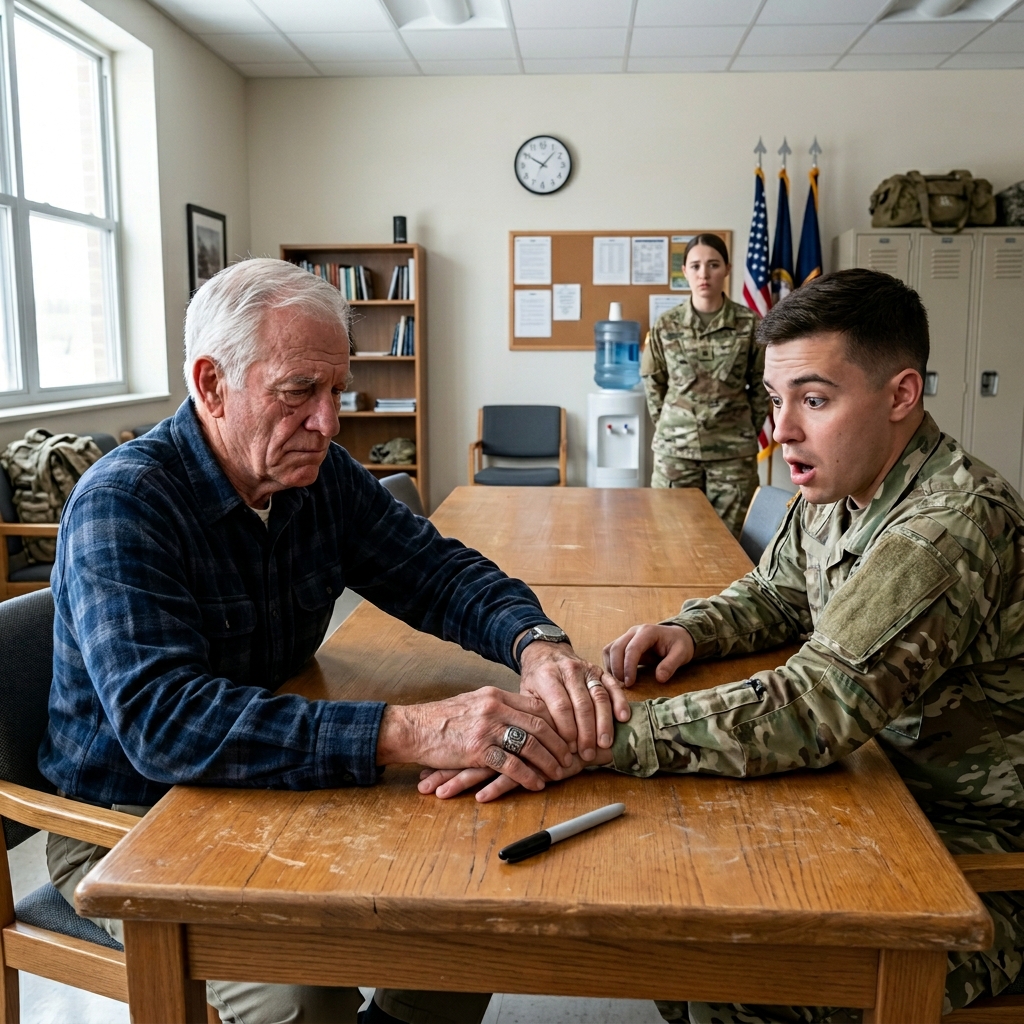 TWO ARROGANT PRIVATES DECIDED TO PUBLICLY HUMILIATE A HARMLESS LOOKING GRANDPA FOR A CHEAP PRANK — UNTIL THE OLD MAN REVEALED HE ACTUALLY INVENTED THEIR COMBAT MANUAL DECADES AGO — WILL THESE SOLDIERS SURVIVE THE CAREER-ENDING FALLOUT OF THEIR DISRESPECTFUL ACTIONS?
