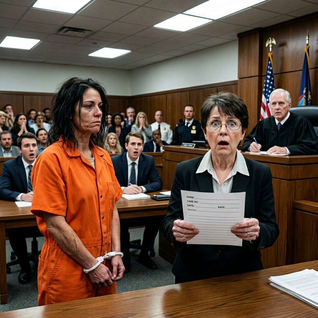 A COLD, SHACKLED VAGRANT FACING JAIL FOR STEALING A JACKET WAS ABOUT TO BE SENTENCED UNTIL THE JUDGE SAW THE SCARS ON HER WRISTS. WHAT HE DID NEXT BROKE THE COURTROOM.
