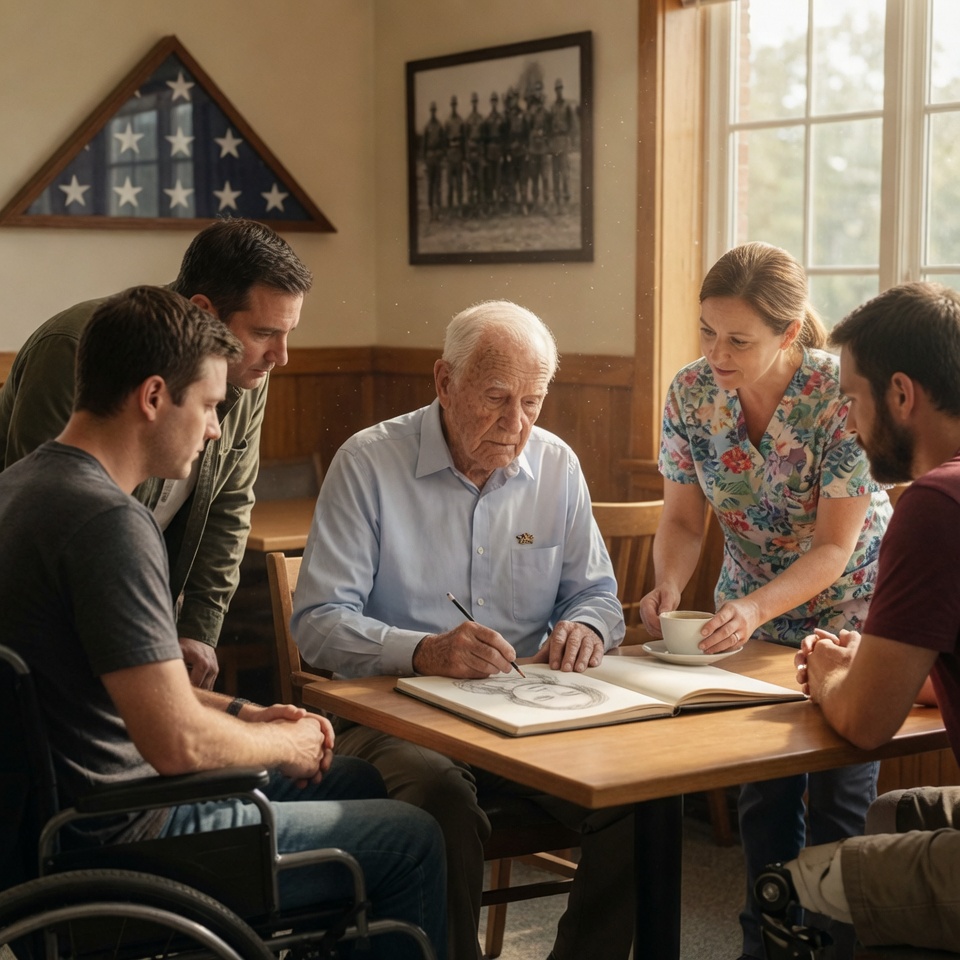 The nursing home staff laughed at my father every day when he struggled to stand. They didn’t know his legs had once carried him through Korea — or what was inside his daughter’s handbag.