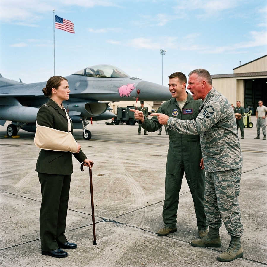 Arrogant Fighter Pilots Laughed At Her Pink Pig Warthog Until The Soldiers She Saved Stood Up And Silenced The Entire Base