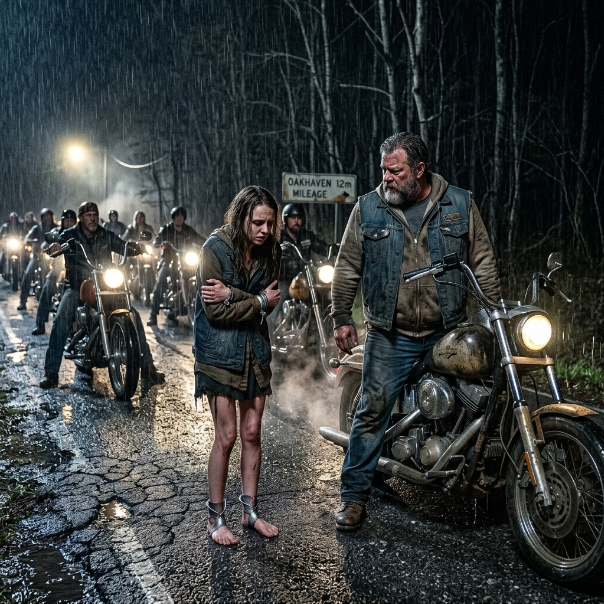 My BRAKES locked INCHES from a SHIVERING girl in the DARK rain. She whispered a DEADLY warning. WHAT REMAINS UNRESOLVED?  She came out of nowhere. A stick-thin shape hurtling from the absolute darkness at the edge of the wet asphalt.