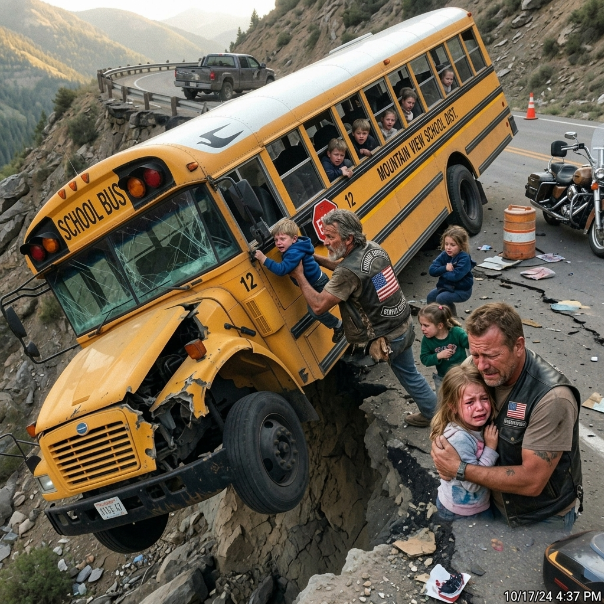 I was FURIOUS when a rugged STRANGER completely blocked the winding mountain highway. He heroically carried twenty two children up from the dangerous ravine, but the authorities never arrived to help them. WILL HE REVEAL HIS DARK SECRET?!