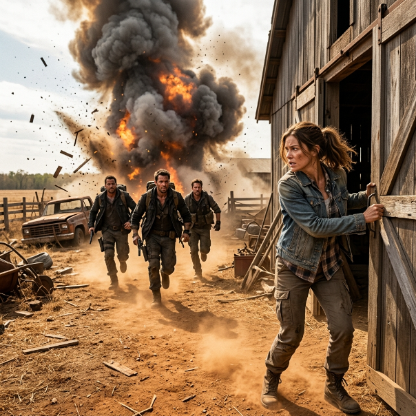 THE TOWN ABANDONED A SINGLE MOM DURING A DEADLY CRISIS, BUT THEN THE “SCARY” OUTCASTS ARRIVED. SUDDENLY, A POWERFUL TYCOON TRIED TO STEAL HER LAND, ONLY TO FACE A SHOCKING RECKONING. WOULD YOU HAVE THE COURAGE TO OPEN THE DOOR?