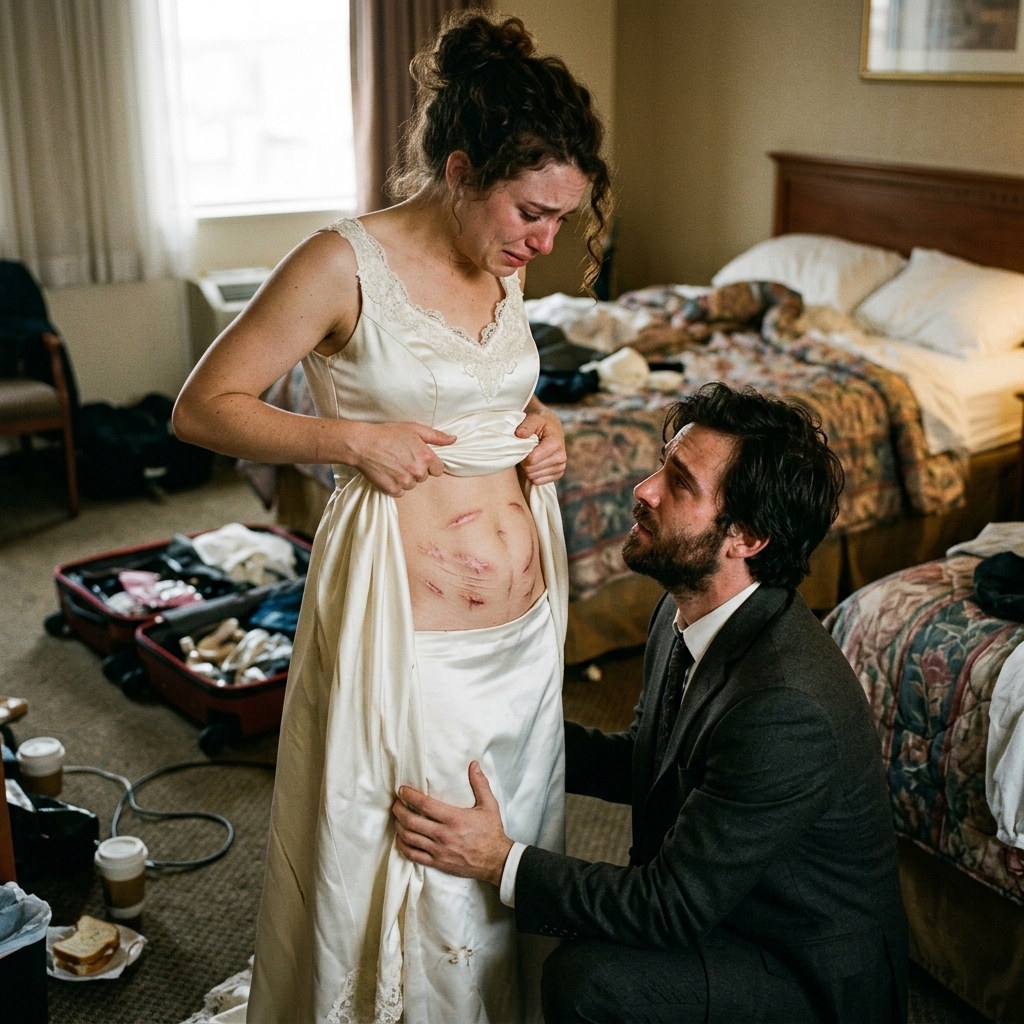 She was the SHAMELESS housekeeper who trapped the town’s RICHEST widower… Everyone expected a SCANDAL… But on their wedding night, a SURGICAL SCAR revealed the REAL secret she carried… THE TRUTH THE GOSSIPERS NEVER SAW COMING?