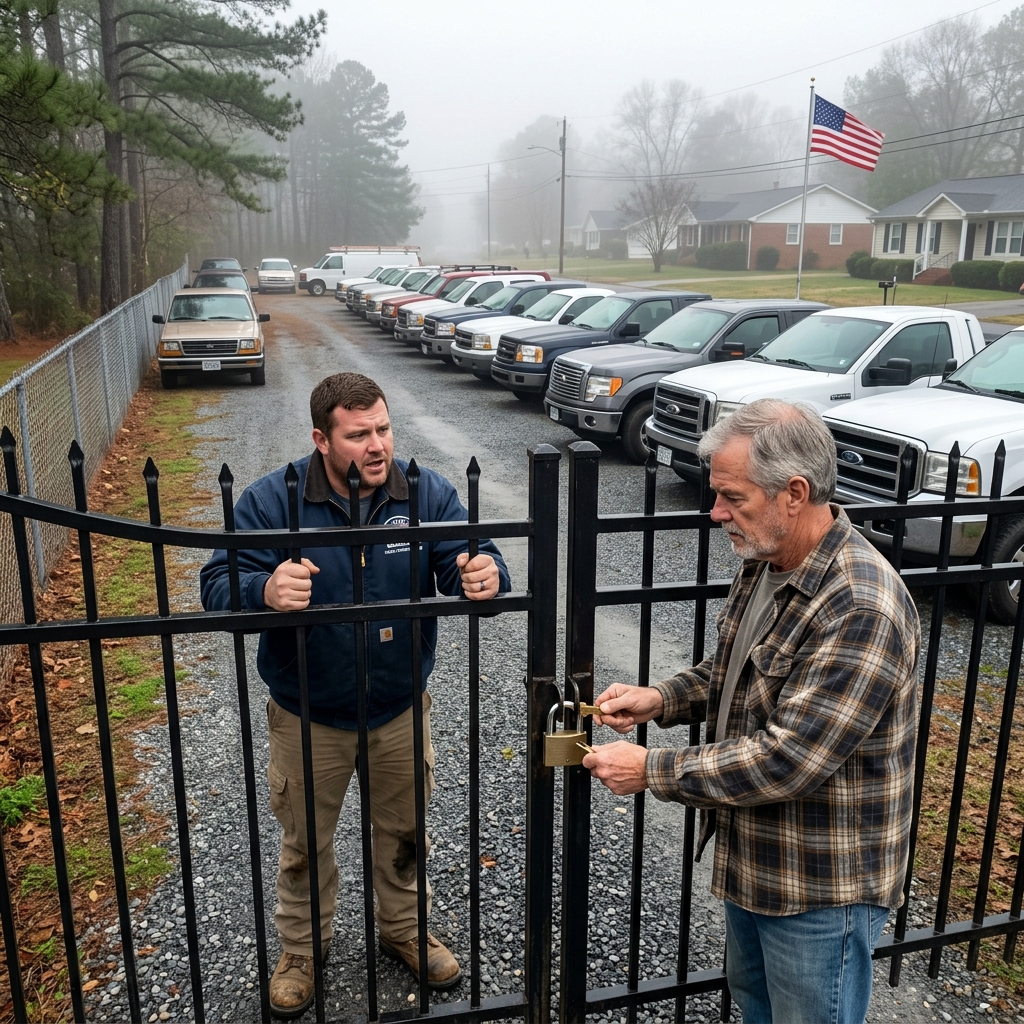 I wanted a PEACEFUL RETIREMENT but discovered TWENTY HOA TRUCKS illegally parked on my land, so I TRAPPED them.