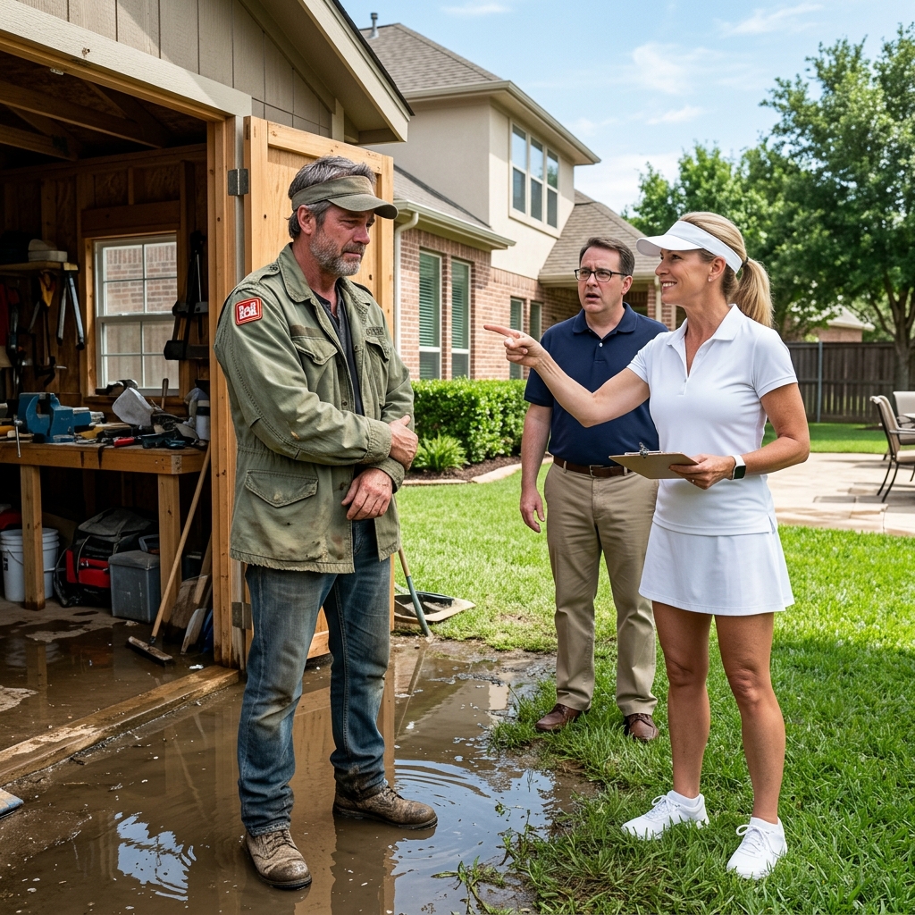 MY ENTITLED HOA PRESIDENT PURPOSELY FLOODED MY $200,000 WORKSHOP AT 2 AM TO “TEACH THE DUMB HANDYMAN A LESSON” ABOUT PROPERTY LINES. SHE DIDN’T REALIZE WHO I REALLY WAS BEFORE THE WATER CAME CASCADING IN. WILL SHE SURVIVE THE FALLOUT?