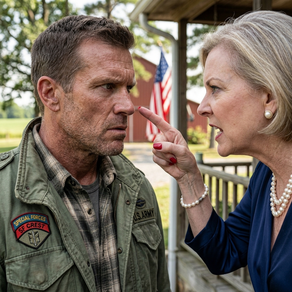 HOA PRESIDENT DEMANDS MY CABIN FOR HER ENTITLED SON AND BREAKS INTO MY HOME TO FORCE A SALE — BUT SHE DIDN’T REALIZE THE “POOR HANDYMAN” SHE BULLIED WAS A FORMER COMBAT ENGINEER READY TO BUILD A TRAP. WILL SHE ESCAPE PRISON?