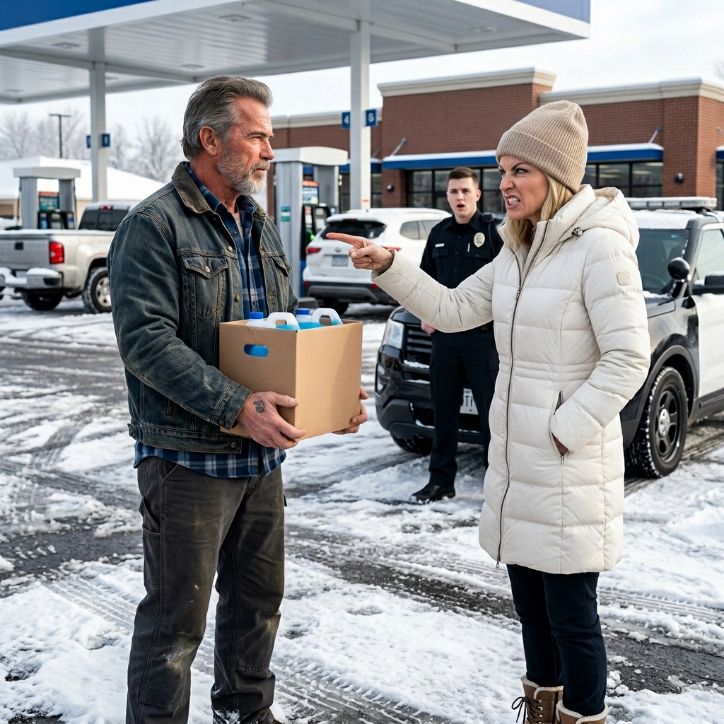 ARROGANT HOA PRESIDENT TRIES TO RUIN A HUMBLE FAMILY GAS STATION OVER A DISCOUNT — THE UNDERESTIMATED VETERAN OWNER CALMLY STEPS ASIDE AND LETS FEDERAL INVESTIGATORS UNCOVER HER MASSIVE TWO HUNDRED THOUSAND DOLLAR SECRET — WHO WILL WEAR HANDCUFFS?