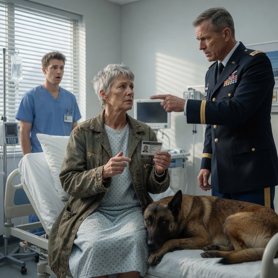 The combat-scarred K9 pinned the cleaning lady to the ground — the military labeled him a lethal liability — what hidden secret did she carry in her pocket?