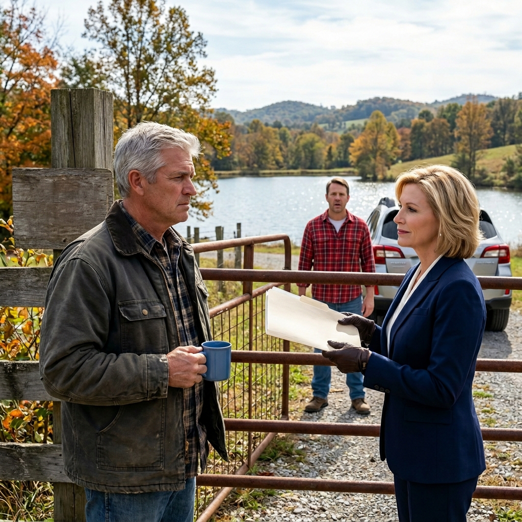 SHE SLAPPED A CEASE-AND-DESIST ON MY GATE AND DEMANDED I LET HER HOA FISH MY PRIVATE LAKE