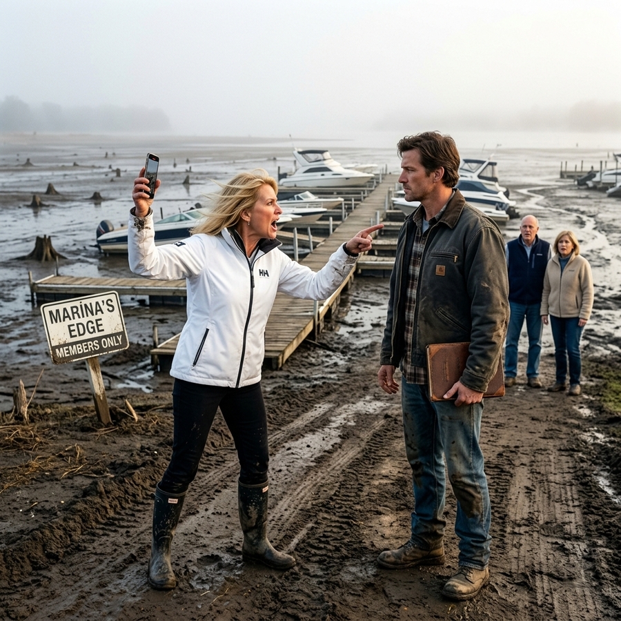SHE BILLED ME $3,800 FOR THE MARINA THEY BUILT ON MY LAKE WITHOUT PERMISSION