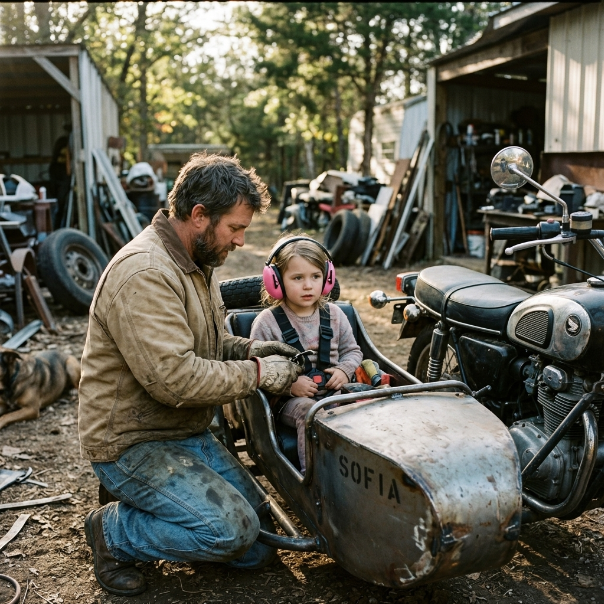 DOCTORS DECLARED MY PARALYZED DAUGHTER WOULD NEVER RUN, LEAVING US COMPLETELY DEVASTATED. I SPENT SIX GRUELING MONTHS WELDING A HEAVY STEEL SIDECAR SO SHE COULD FLY, BUT WHEN I TURNED THE IGNITION, NOTHING HAPPENED. WILL MY LITTLE GIRL EVER FEEL TRULY FREE?!