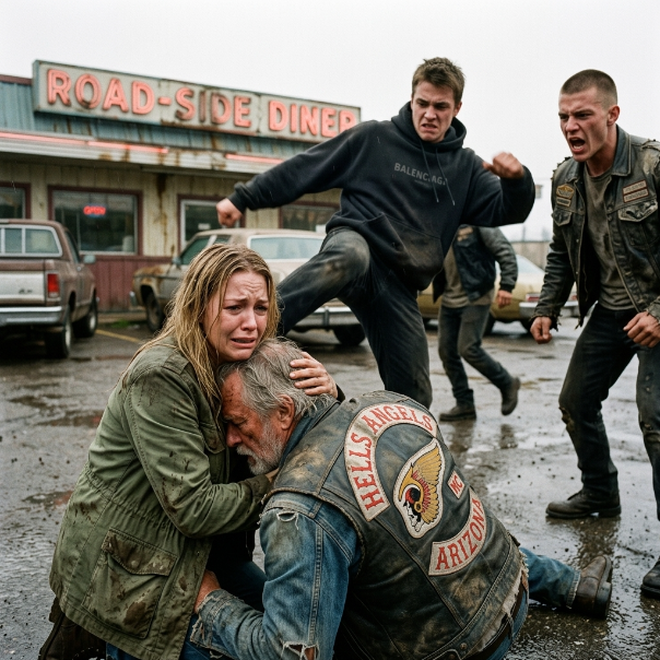 Three DRUNK kids mercilessly * an old biker, and I leaped into the brutal crossfire. WHO PAYS THE ULTIMATE PRICE?