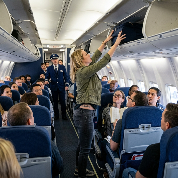 I BOUGHT a first-class ticket for a quiet journey, but an ARROGANT flight attendant publicly HUMILIATED me. I calmly showed him my valid boarding pass, but my solid proof meant ABSOLUTELY NOTHING. WILL HE FINALLY REALIZE WHO HE JUST CROSSED?!
