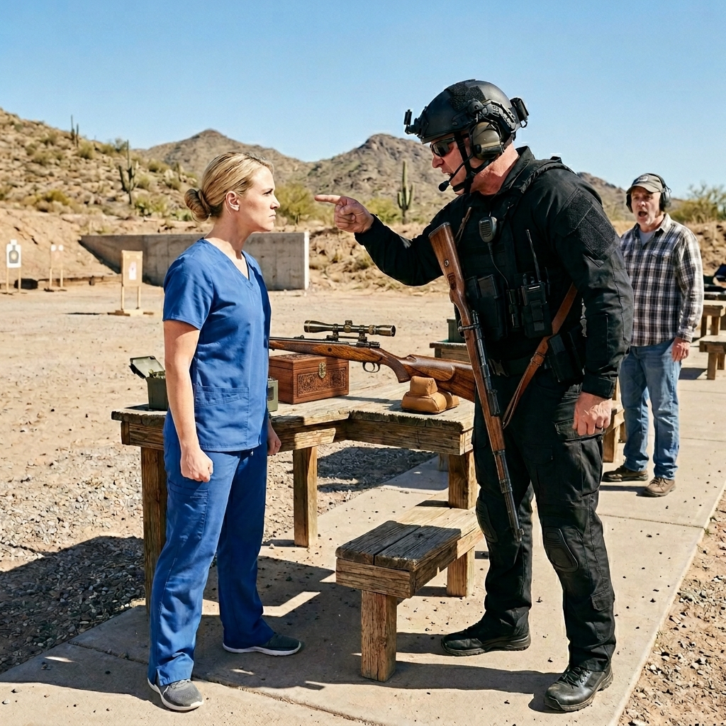 THIS ENTITLED COP THOUGHT HE COULD BELITTLE A SINGLE MOTHER WORKING THE MEDICAL TENT, BUT HE WAS ABOUT TO LEARN A BRUTAL LESSON IN RESPECT. WILL HE SURVIVE THE EMBARRASSMENT?