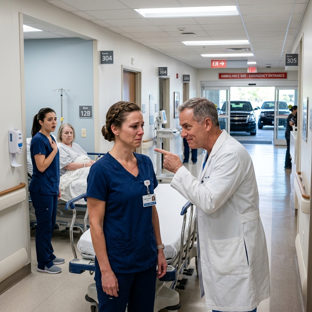 THEY CALLED HER “JUST A FLOOR NURSE” AND TRIED TO DESTROY HER CAREER FOR SAVING A PATIENT — BUT HER COMBAT MEDIC PAST WAS ABOUT TO BURN THE WHOLE HOSPITAL DOWN