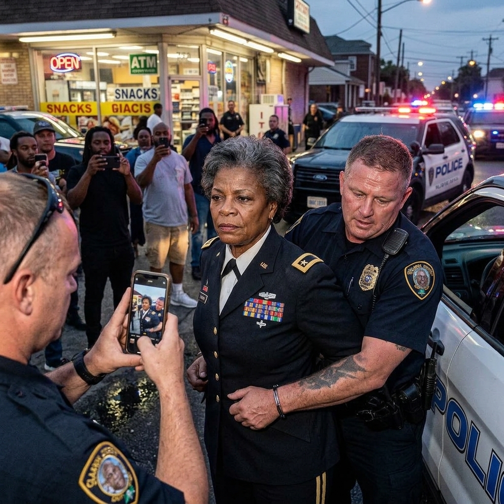 “TWO OFFICERS HANDCUFFED ME AT A VIRGINIA GAS STATION, SAYING MY UNIFORM AND GOVERNMENT SUV COULDN’T BE MINE. BUT WHEN FEDERAL AGENTS ARRIVED, THEIR SMIRKS DISAPPEARED. WHAT REALLY HAPPENED? THE HIDDEN PART OF THE STORY?  —“