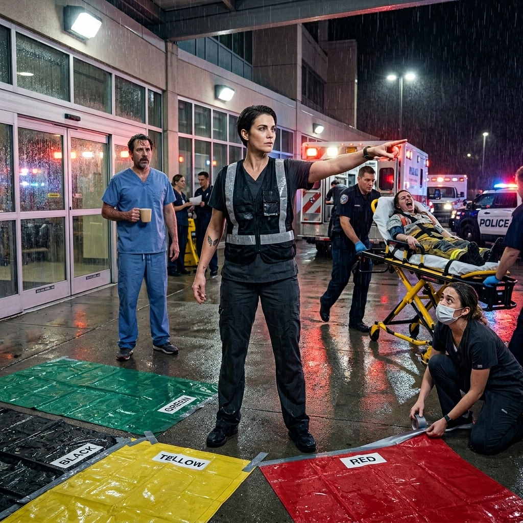 HE MOCKED HER DAILY, DEMOTED HER TO CLEANING BEDPANS, AND TRIED TO FIRE HER FOR SAVING A LIFE — THEN A CHEMICAL PLANT EXPLODED, AND THE DOCTOR WHO TORMENTED HER WATCHED IN DISBELIEF AS SHE RAN THE ENTIRE ER LIKE A BATTLEFIELD — JUSTICE WAS COMING.