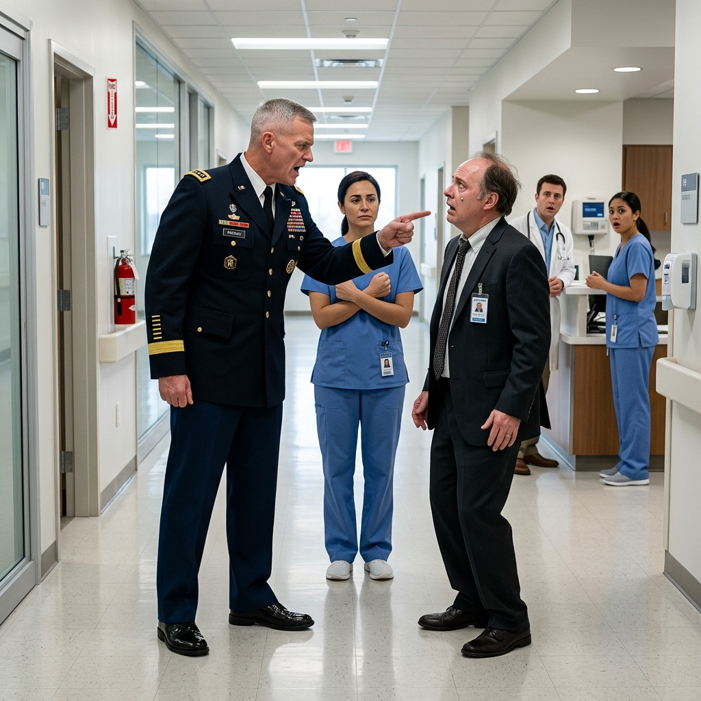 THE CHIEF SURGEON MOCKED MY MEDICAL WARNING IN FRONT OF THE ENTIRE STAFF—UNTIL THE PENTAGON STORMED IN AND FORCIBLY STRIPPED HIM OF HIS SCRUBS. READY FOR KARMA?