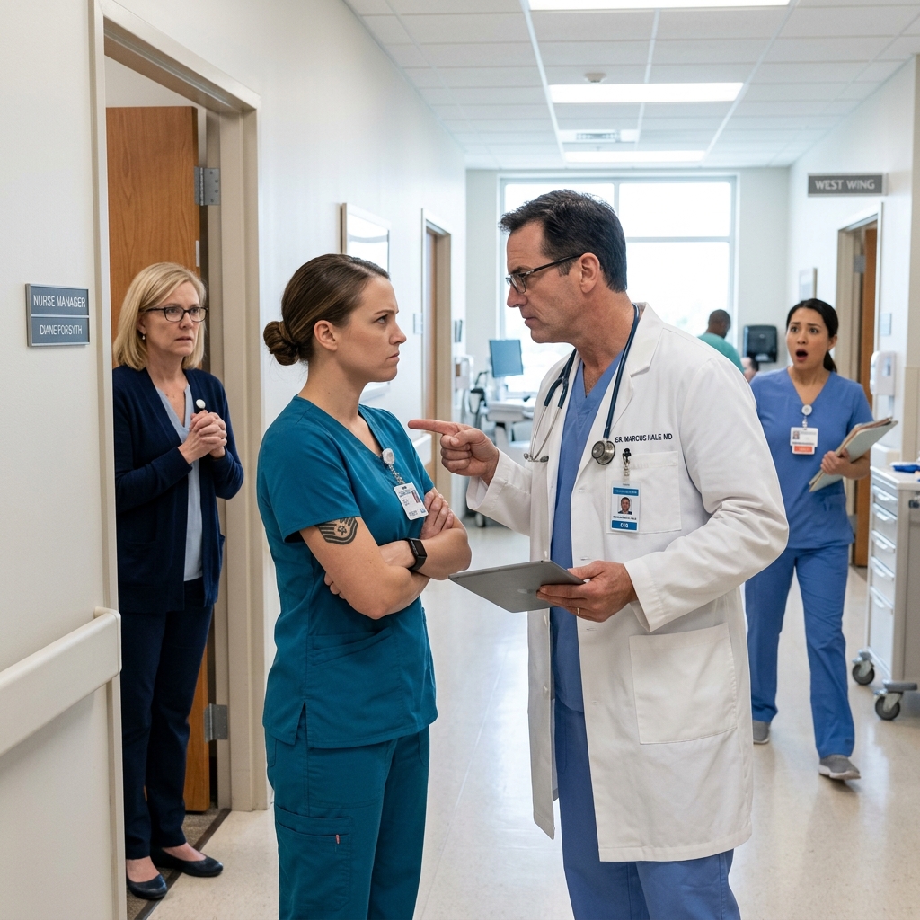 HER HOSPITAL ACCUSED HER OF INSUBORDINATION FOR DOCUMENTING WHAT A DOCTOR MISSED—THEN A DINER ROBBERY EXPOSED THE DOCTOR AS PART OF A PHARMACEUTICAL DIVERSION NETWORK THAT STRETCHED FROM MONTANA TO A CLASSIFIED MILITARY OPERATION OVERSEAS. HOW DEEP DID THE BETRAYAL GO?