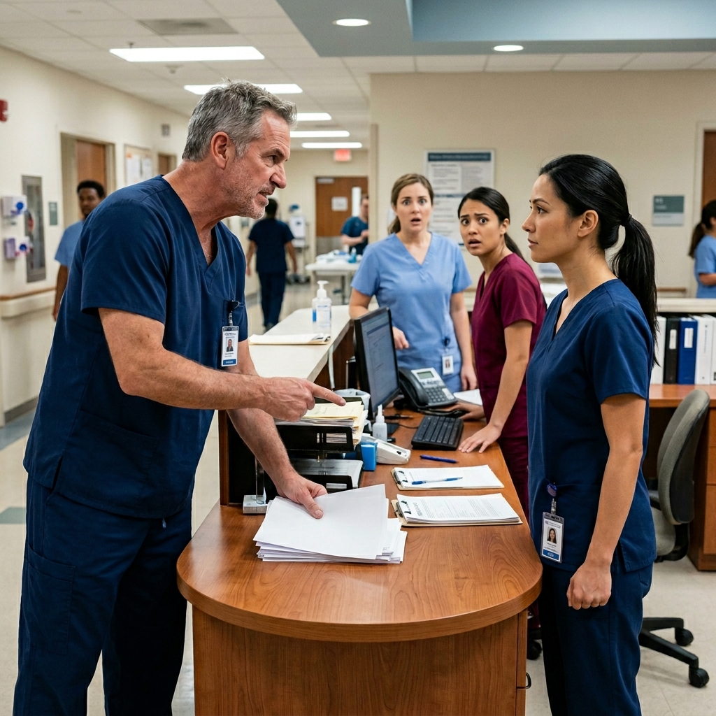 THEY MOCKED MY QUIET NATURE AND CHEAP SCRUBS—BUT WHEN THE ARROGANT SURGEON PANICKED DURING A CRISIS, MY HIDDEN MILITARY PAST SAVED HIM. WHAT HAPPENED NEXT?