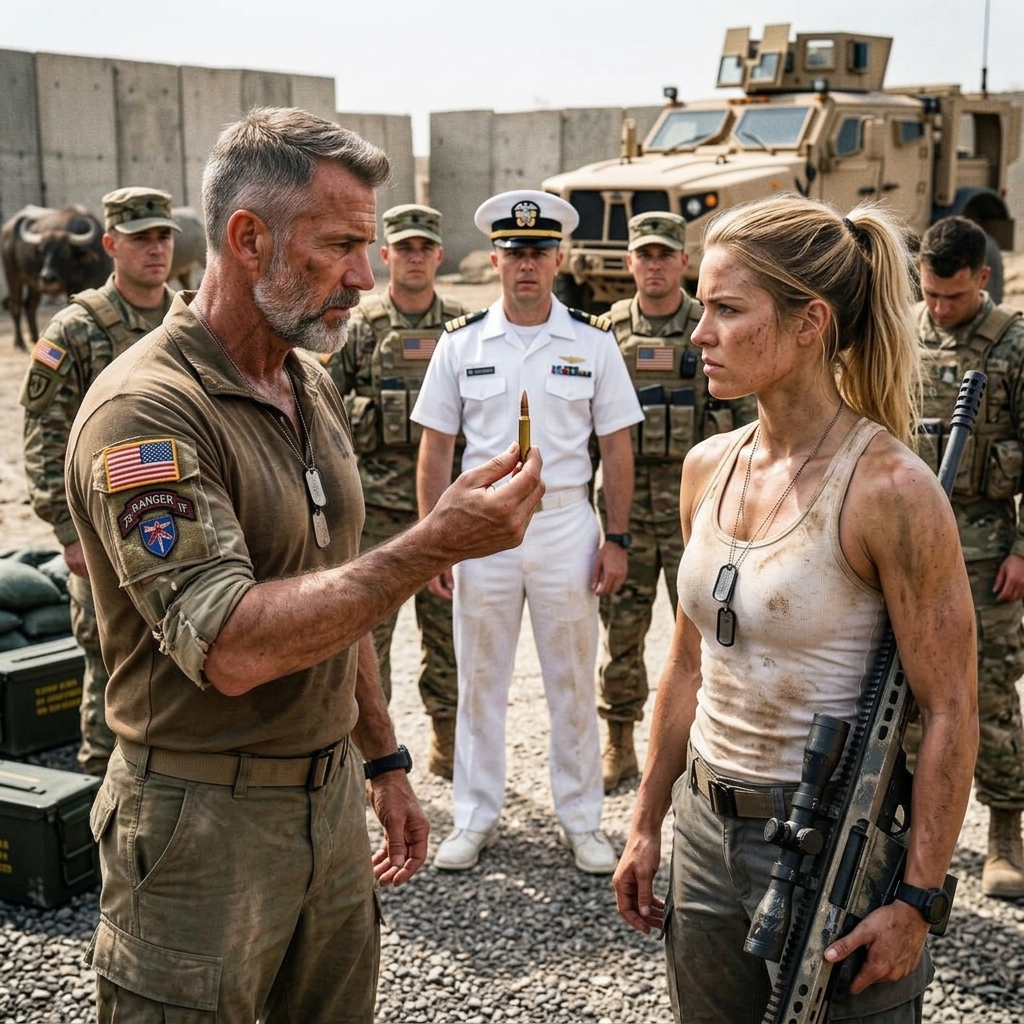 I WAS THE ONLY FEMALE SHARPSHOOTER ON BASE — A SEAL LEGEND HANDED ME ONE BULLET AND SAID “PROVE IT” — BUT WHEN I AIMED, I SAW SOMETHING THAT MADE ME FREEZE. THE REAL REASON I DIDN’T FIRE? WHAT NO ONE KNEW…