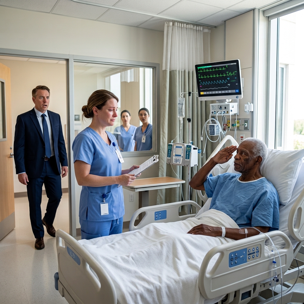 “YOUR INVOLVEMENT WITH ROOM 912 IS ZERO” — THE ARROGANT ADMINISTRATOR HUMILIATED HER IN FRONT OF THE ENTIRE ICU TEAM, BUT WHEN THE GENERAL’S HEART RHYTHM STARTED TO CRASH, SHE WAS THE ONLY ONE WHO KNEW HOW TO SAVE HIM.