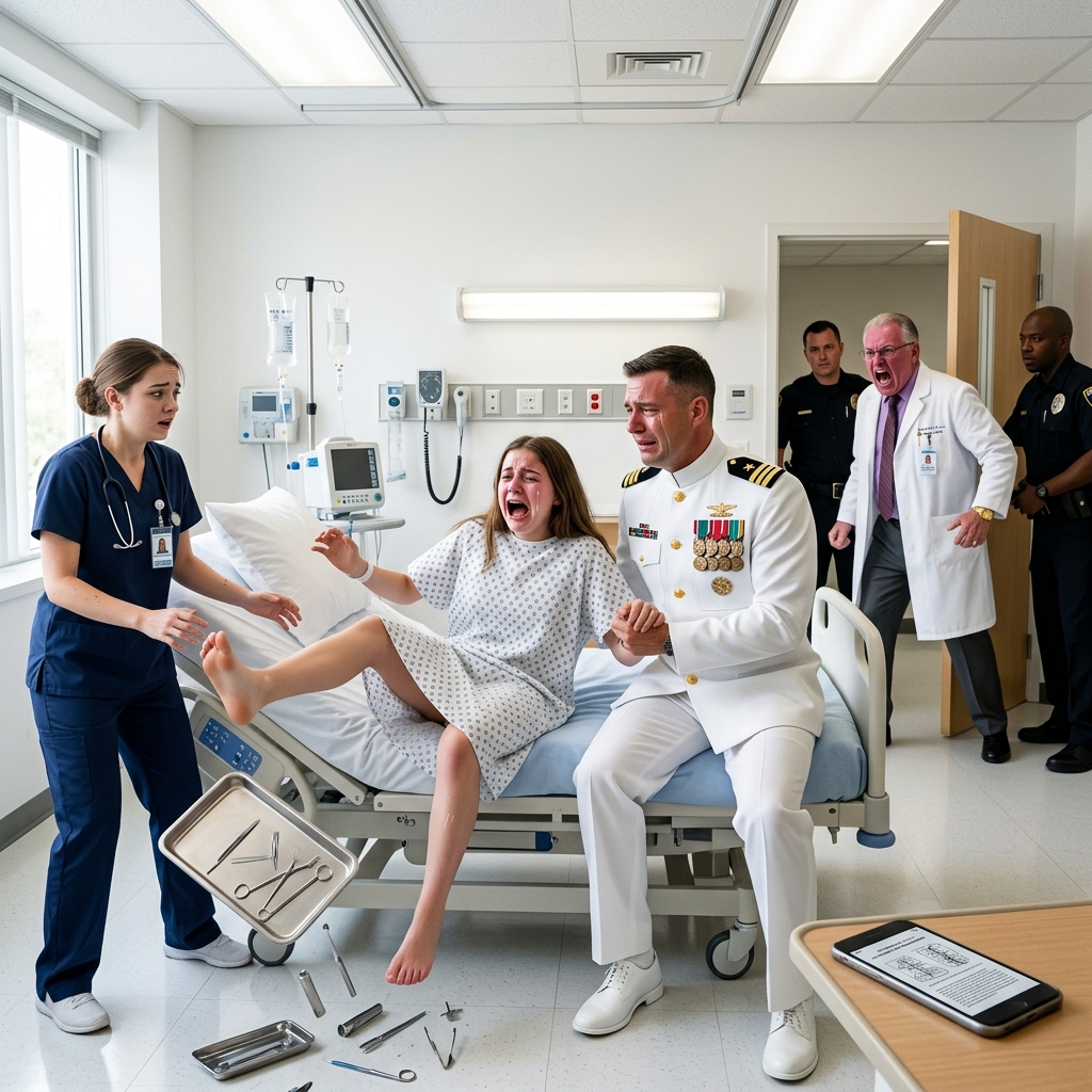 THE CHIEF OF NEUROLOGY CALLED MY DAUGHTER’S PARALYSIS “PERMANENT” AND TRIED TO HAVE A WHISTLEBLOWING NURSE ARRESTED — BUT HE DIDN’T KNOW WHO I WAS OR WHAT I’D SEEN IN COMBAT. REVENGE CAME HARD AND FAST.