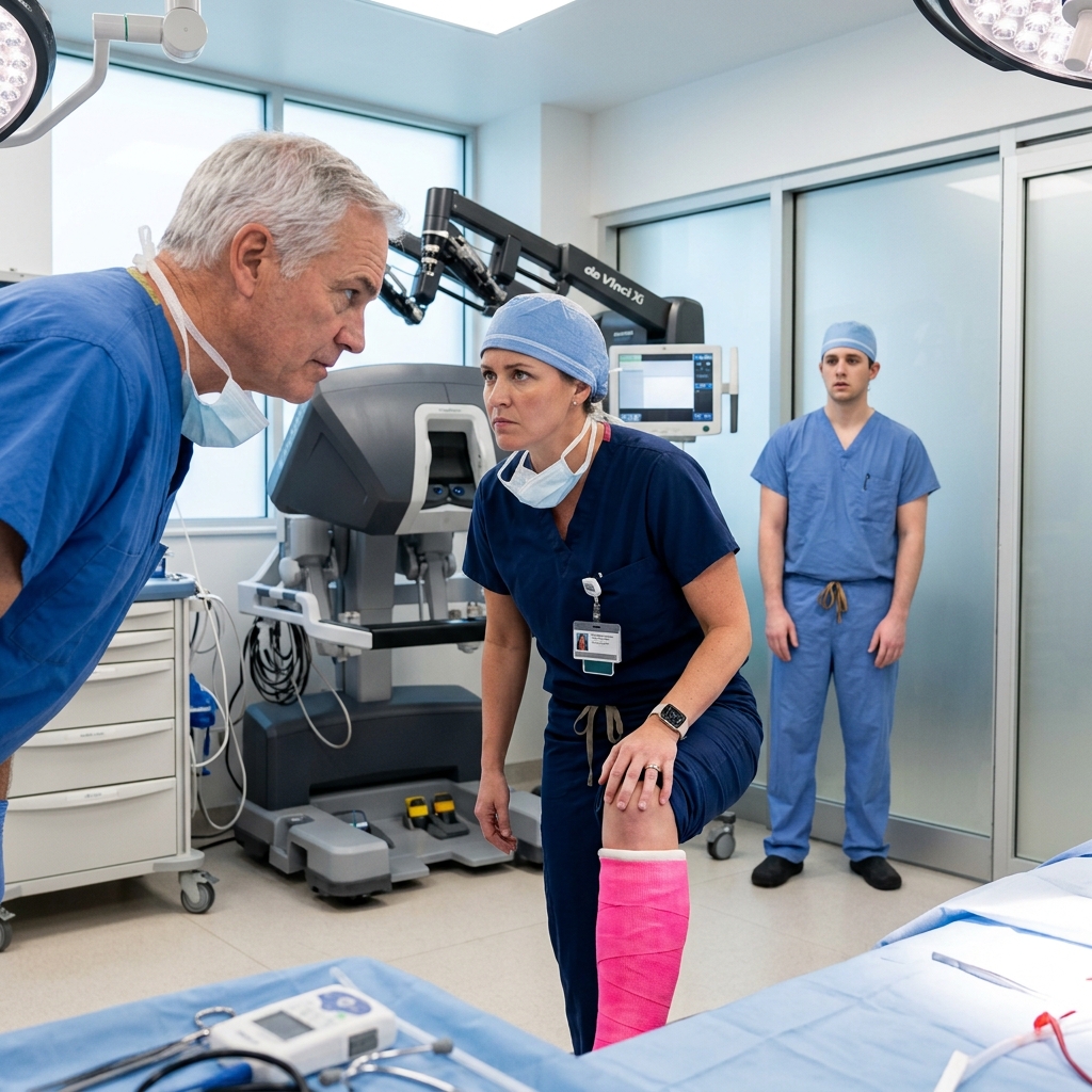 CHARGE NURSE DEMOTED HER TO COUNTING SPONGES BECAUSE A PINK CAST MADE HER “A LIABILITY” — BUT WHEN THE TRAUMA BAY EXPLODED INTO CHAOS, THE ONE THEY DISMISSED WAS THE ONLY ONE WHO DIDN’T FREEZE