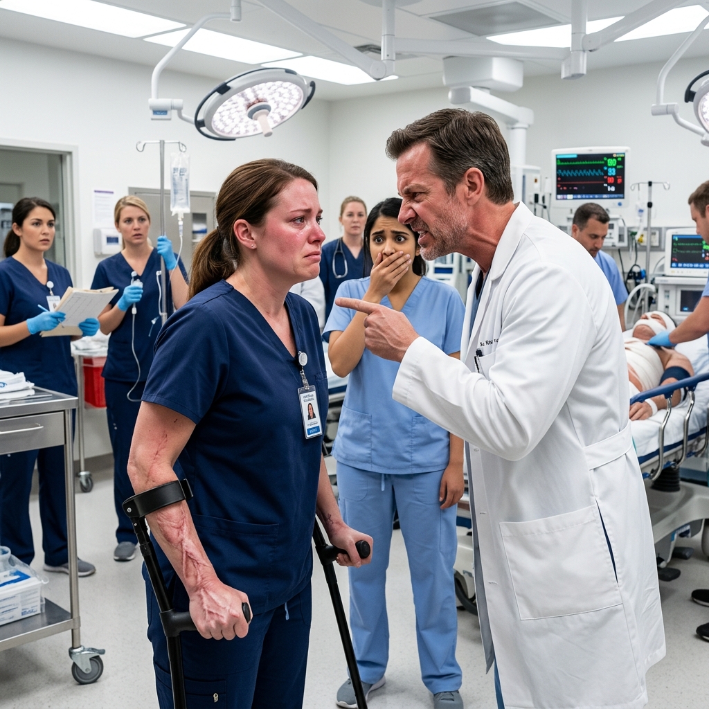 A RICH ARROGANT DOCTOR HUMILIATED ME IN FRONT OF THE ENTIRE ER AND TRIED TO END MY CAREER — 10 MINUTES LATER, ARMED FEDERAL AGENTS PLACED THE HOSPITAL UNDER MY ABSOLUTE COMMAND
