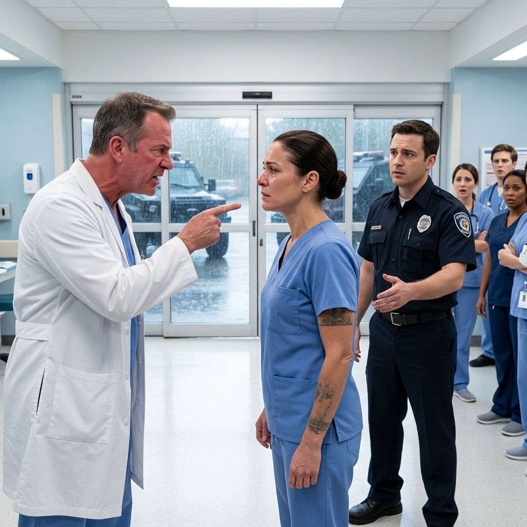 AN ARROGANT ER DIRECTOR PUBLICLY HUMILIATED THE QUIETEST NURSE ON STAFF — HE DIDN’T KNOW SHE WAS THE ONLY SURGEON IN THE STATE WHO COULD SAVE HIS PATIENT
