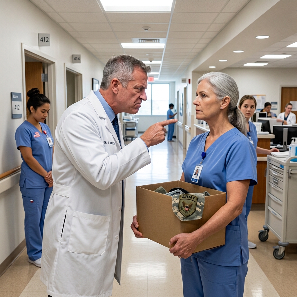 Ashford Memorial Hospital Chief Of Surgery Fired His Quietest Floor Nurse In Front Of Her Coworkers Over A Missed Protocol — He Had No Idea About Her Hidden Desert Storm Past — What Did The Incoming Soldiers Expose?