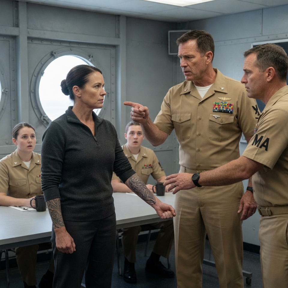 A Navy Captain mocked my tattoo in the ship’s wardroom and ordered me off his vessel