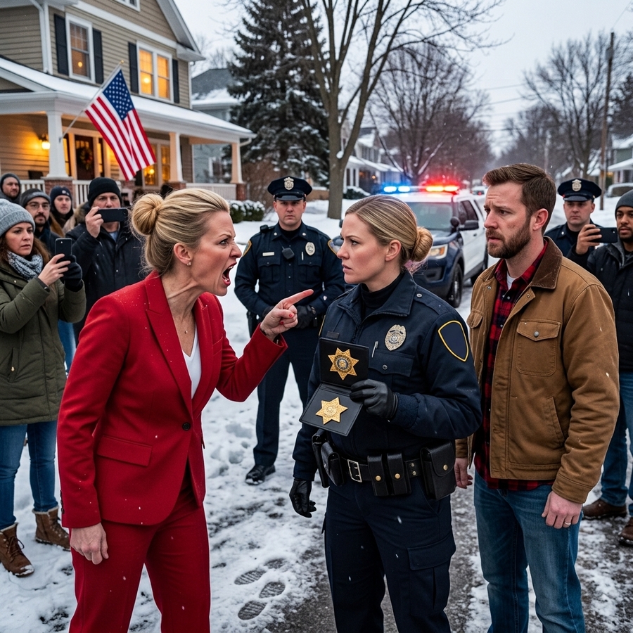 My HOA President Sent Fake Cops to Arrest Me at 6 AM — She Thought She Won Until My Wife Walked Out Wearing State Patrol Uniform