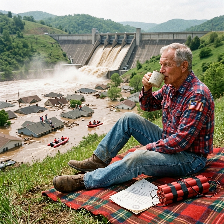 HOA Fined This Veteran $50,000 to Remove His 153-Year-Old Dam — Karma Flooded Their Luxury Homes Overnight