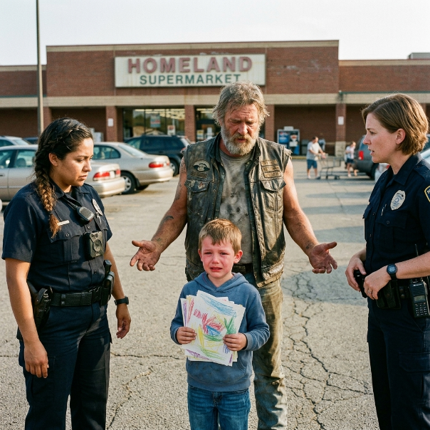 I confronted a DANGEROUS tattooed suspect who was cornering a TERRIFIED little boy, but my aggressive demands for him to back away FAILED to produce the expected arrest. WHAT HORRIFYING SECRET WAS THE CHILD HIDING BEHIND HIS BACK?!
