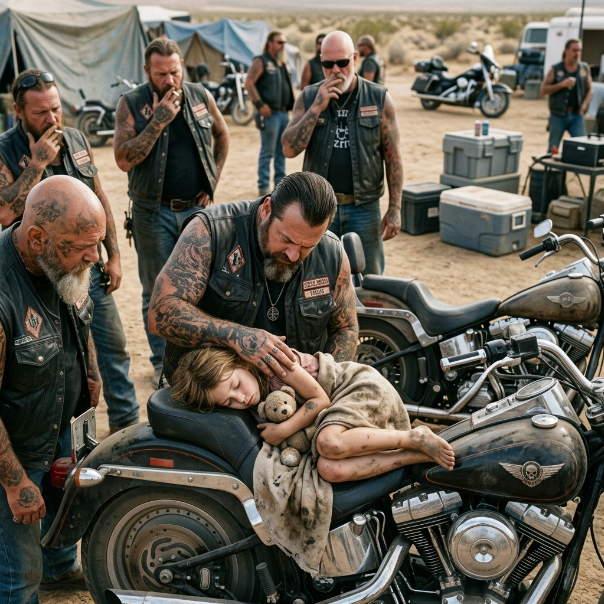 The mid-July sun beat down on the Nevada asphalt like a blacksmith’s hammer, SHIMMERING above the highway. I pulled my custom Harley-Davidson Road King into the Iron Horse Saloon, leading 200 of my brothers.