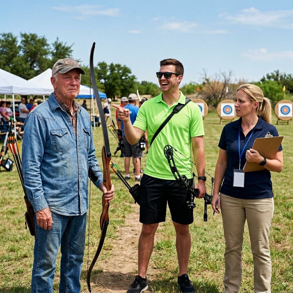 ARROGANT TOURNAMENT SHOOTERS PUBLICLY HUMILIATED A QUIET OLD MAN FOR HIS SCARRED EQUIPMENT — BUT THIS FORMER RANGER IS ABOUT TO TEACH THEM A LESSON THEY WILL NEVER FORGET.