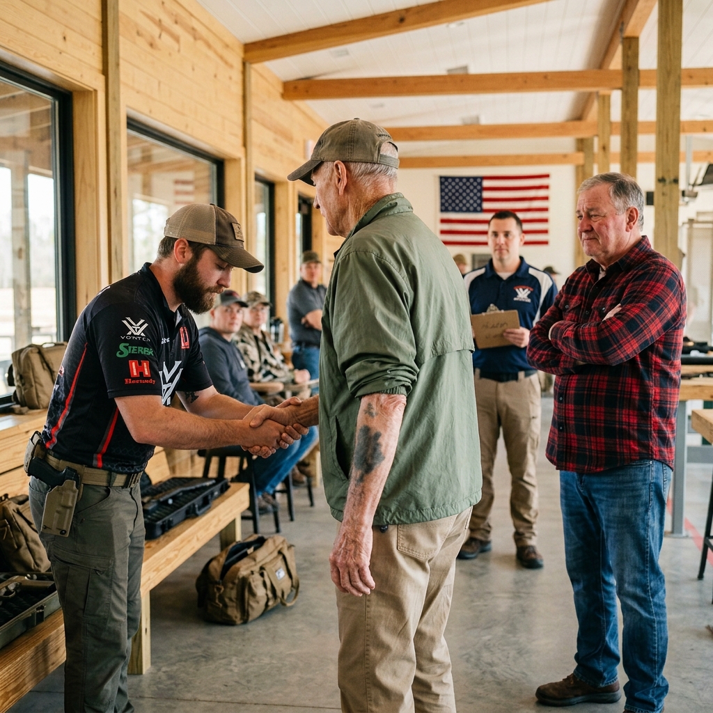 ARROGANT FORMER MARINE WITH A $12,000 RIFLE PUBLICLY MOCKED THE QUIET OLD MAN IN THE FADED WINDBREAKER — HE DIDN’T KNOW THE STRANGER HAD ONCE BEEN LISTED ON A CLASSIFIED DEPARTMENT OF DEFENSE ROSTER