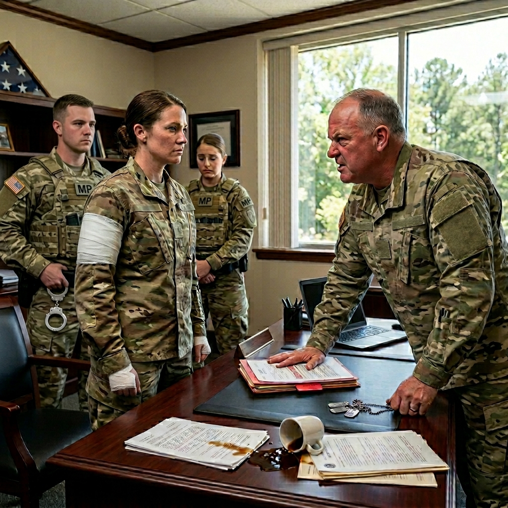 HE DENIED HER TEAM’S EMERGENCY EVACUATION AND CALLED THEIR DEATHS AN “ACCEPTABLE STATISTICAL RISK” — THEN BANNED HER FROM BASE TO COVER HIS TRACKS — BUT HE NEVER CHECKED WHO HER FAMILY REALLY WAS BEFORE SHE ENLISTED.