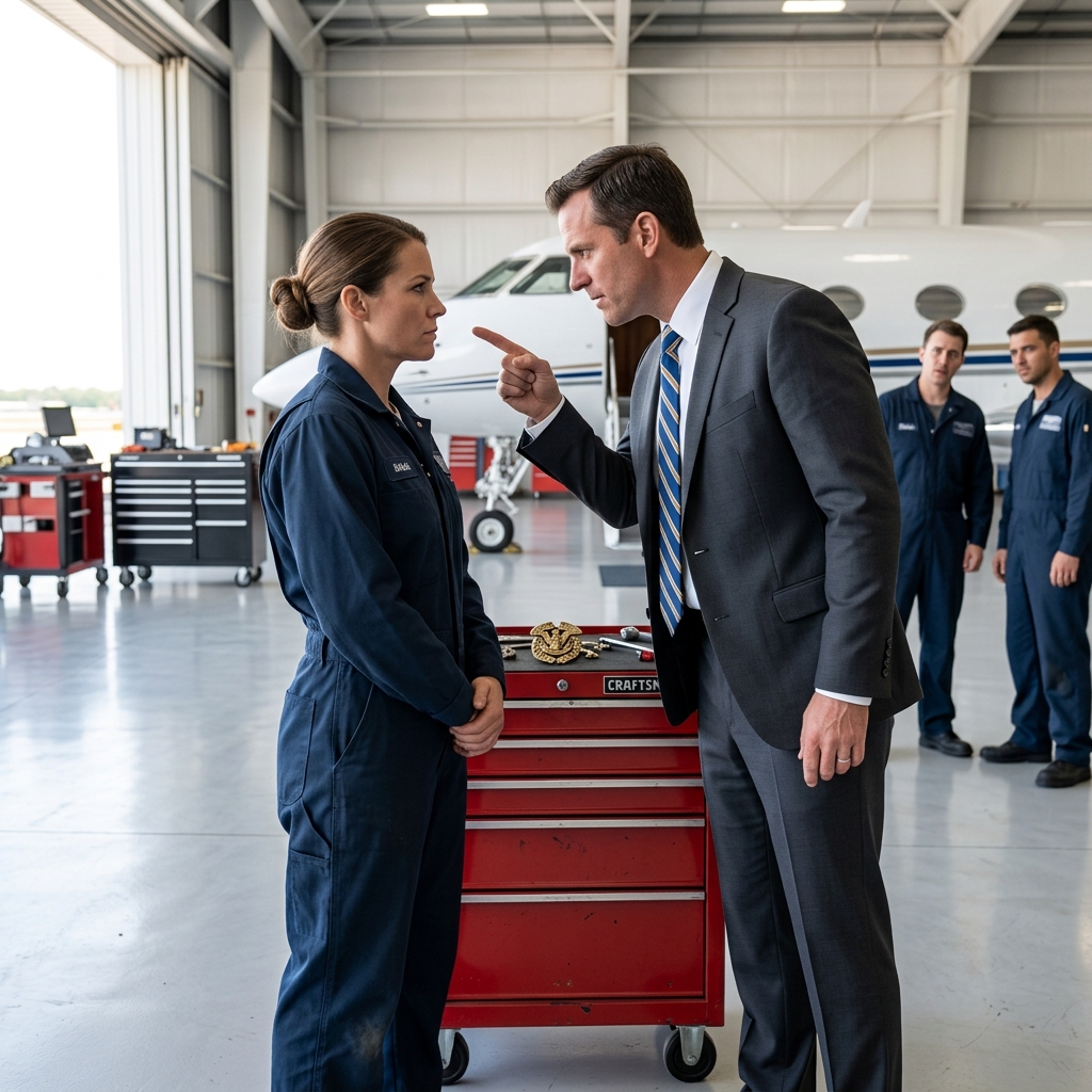 HE HUMILIATED THE WRONG VETERAN TO PROTECT HIS CORPORATE BONUS—BUT THIS UNDERESTIMATED MECHANIC’S HIDDEN TIER-ONE IDENTITY IS ABOUT TO DESTROY HIS CAREER. WILL JUSTICE BE SERVED?