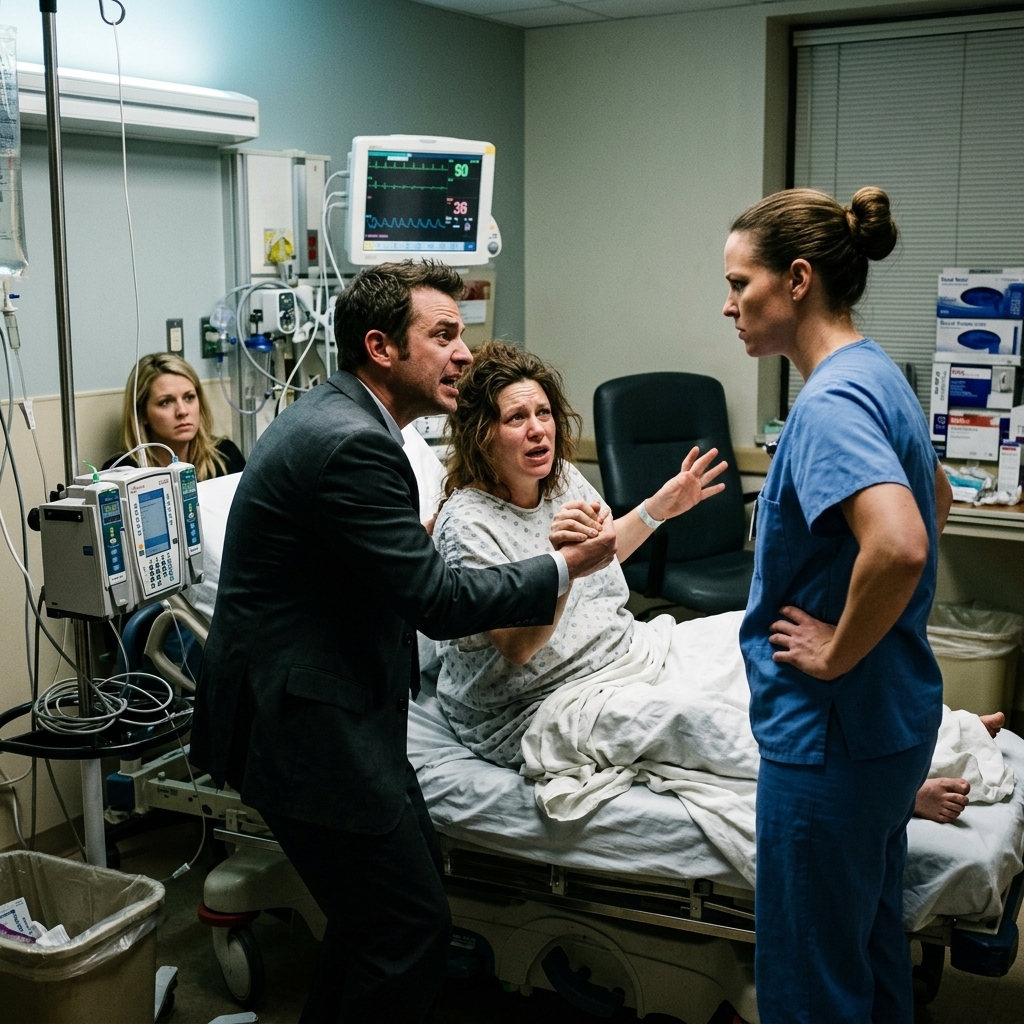 I THOUGHT MY HUSBAND BRINGING HIS MISTRESS INTO MY DELIVERY ROOM WAS A HORRIBLE MISTAKE – THEN THE NURSE REVEALED A SHOCKING TRUTH. WHAT NO ONE HAS TOLD ME YET?