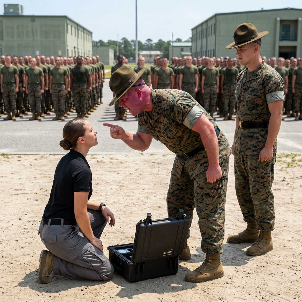 HE HUMILIATED THE QUIET TECH WOMAN TO IMPRESS HIS MARINES — WHEN SHE PICKED UP THE RIFLE, HIS ENTIRE CAREER ENDED IN 90 SECONDS