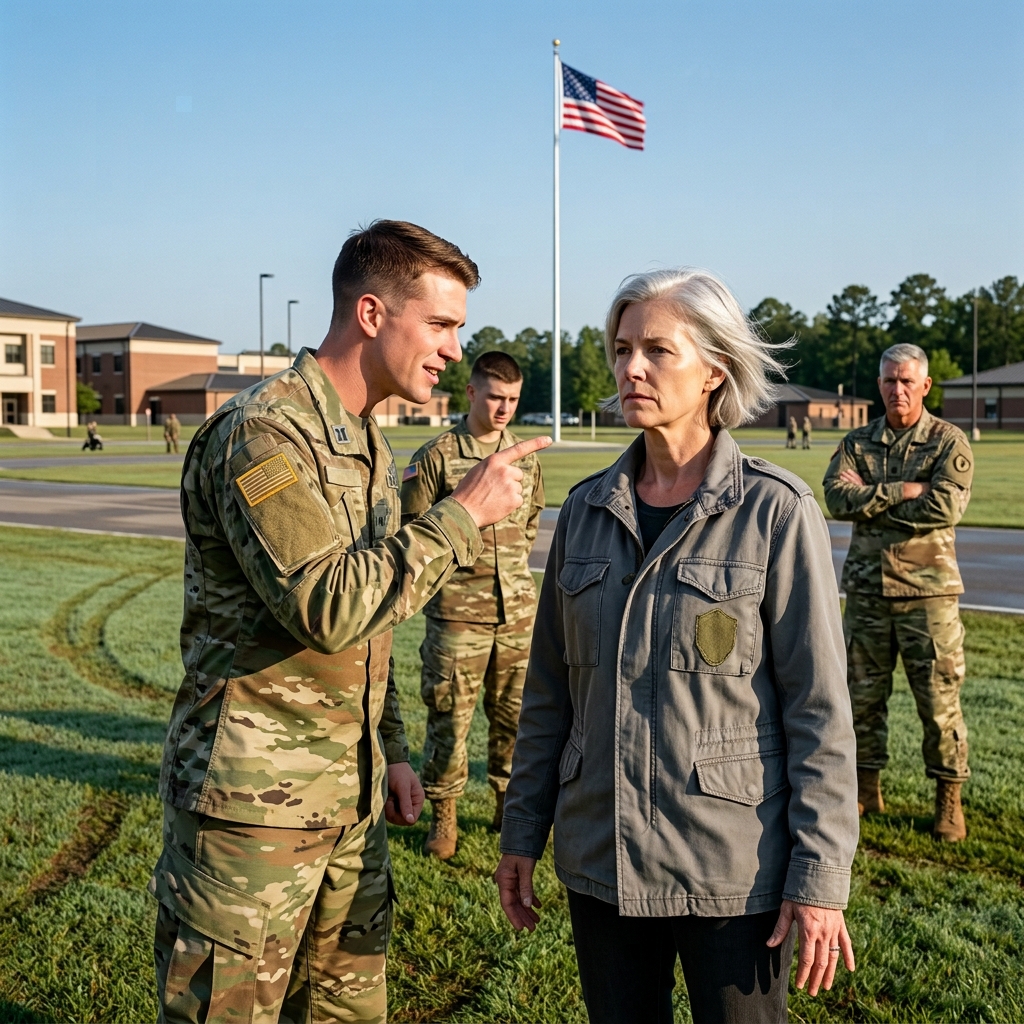 He told her to keep it moving during morning colors — then the band started playing a General’s honors. Part 1 of a story that will change how you see quiet dignity forever. What happened next stunned the entire quad.