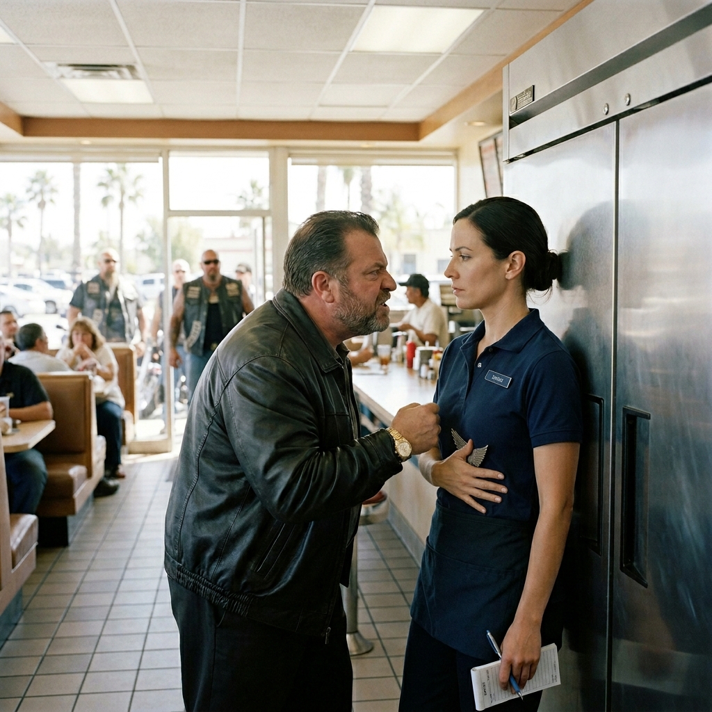 THE ENTITLED LOCAL MILLIONAIRE THREW SCALDING COFFEE ON A QUIET COMBAT VETERAN WORKING AS A WAITRESS