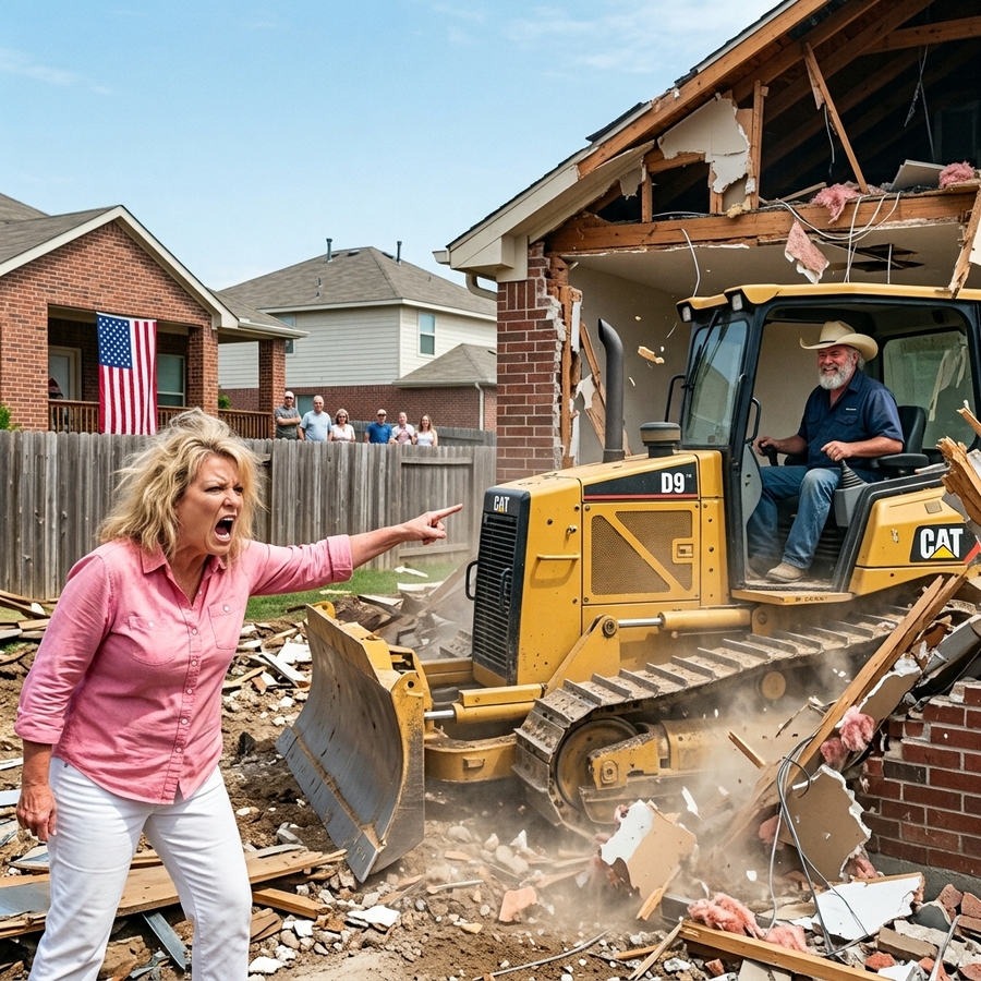 HOA Karen Trapped My Disabled Father Behind an Illegal Garage — So I Bulldozed It With 22 Years of Surveyor Proof