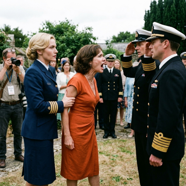 My CRUEL mother-in-law publicly HUMILIATED me at my husband’s MILITARY promotion while he just SMILED. I stayed SILENT for years, but when his NEW COMMANDER walked in, her vicious ATTACKS suddenly MEANT NOTHING. WILL HE DISCOVER MY HIDDEN PAST?!